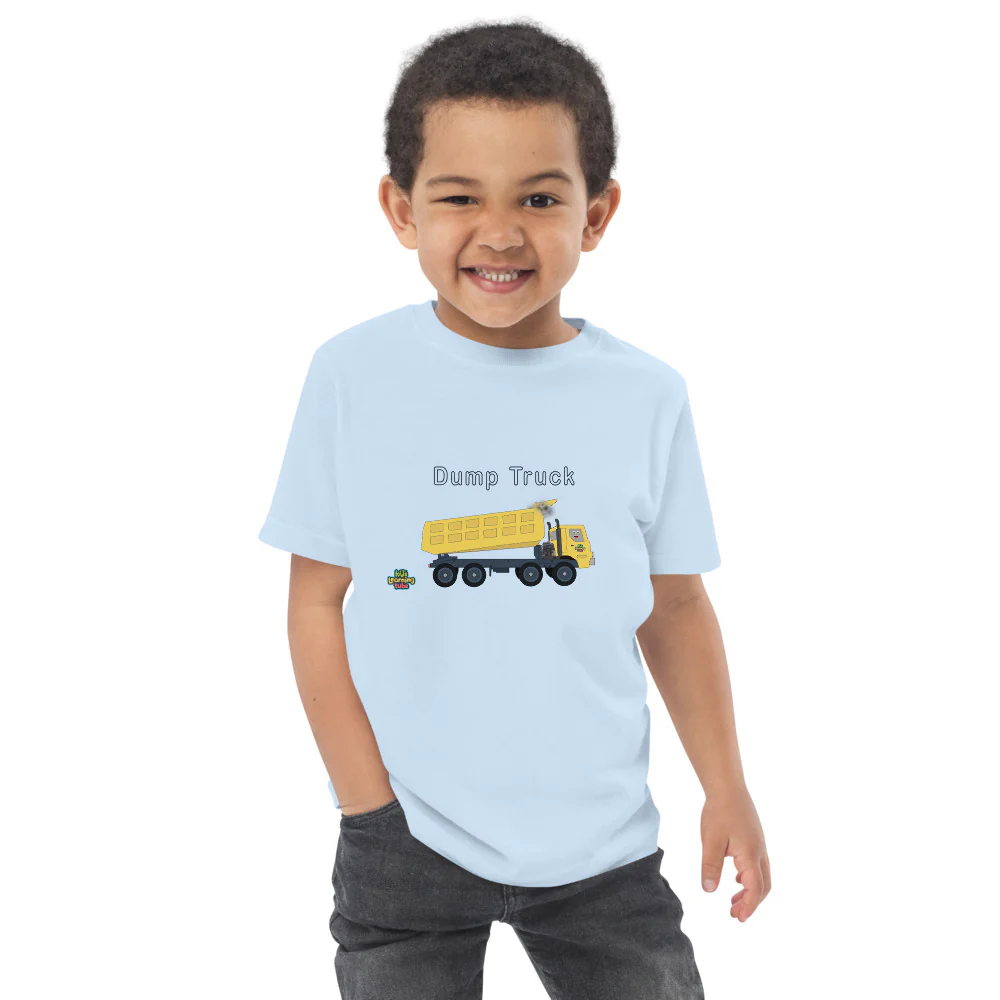 Dump Truck -Toddler jersey t-shirt - Image 20