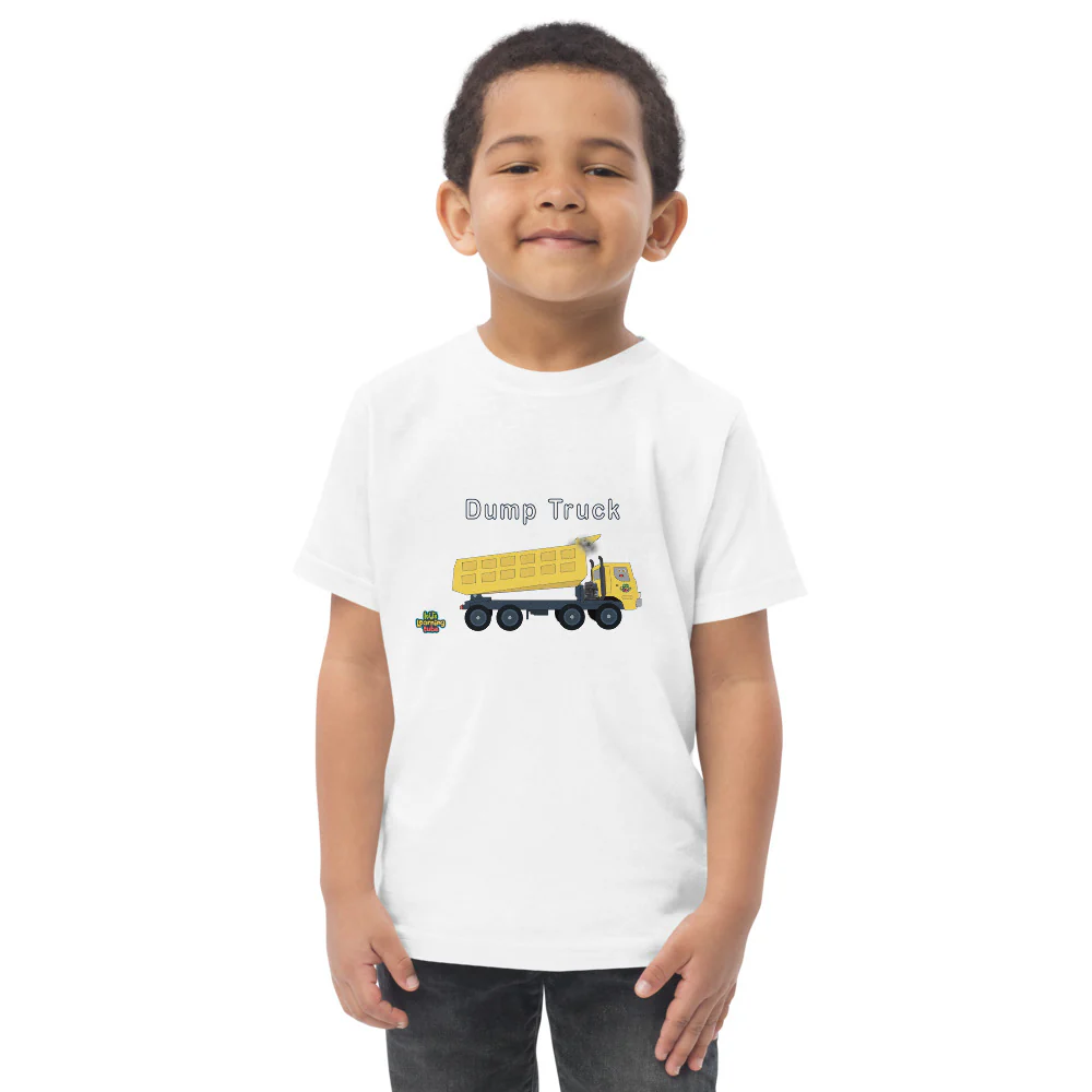Dump Truck -Toddler jersey t-shirt - Image 21