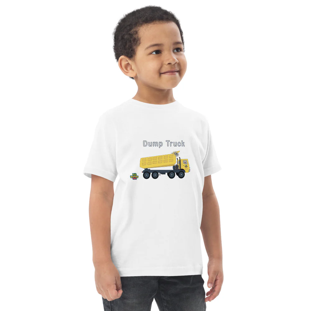 Dump Truck -Toddler jersey t-shirt - Image 22