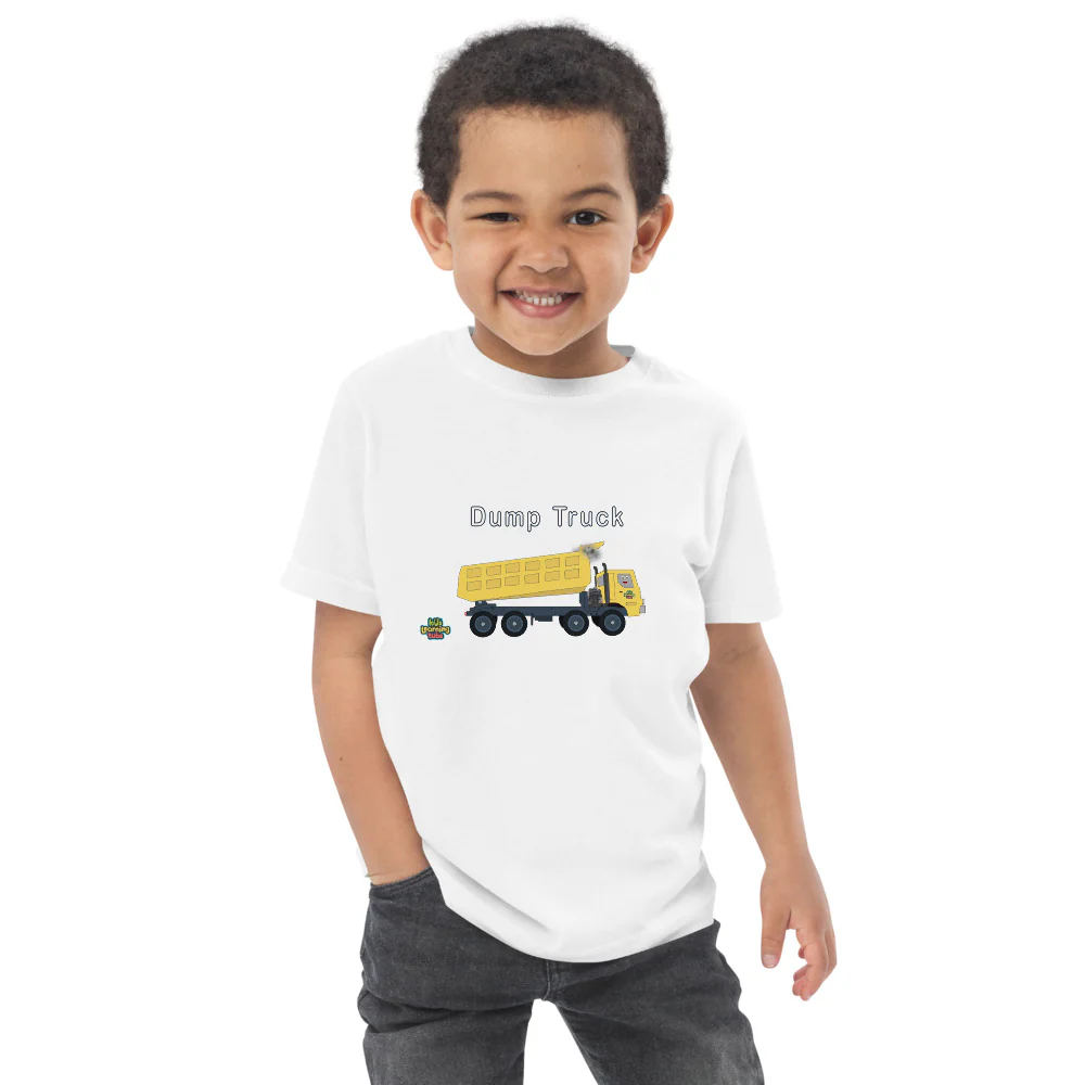Dump Truck -Toddler jersey t-shirt - Image 24