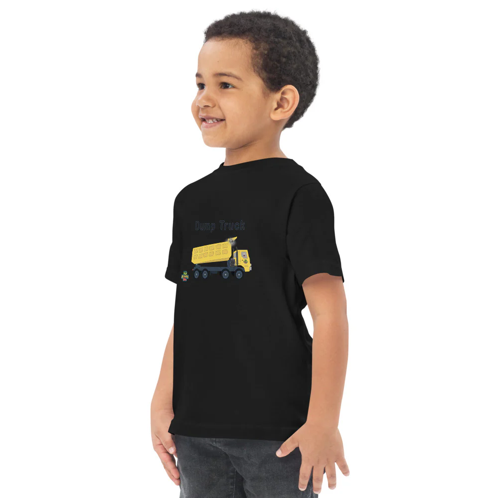 Dump Truck -Toddler jersey t-shirt - Image 3