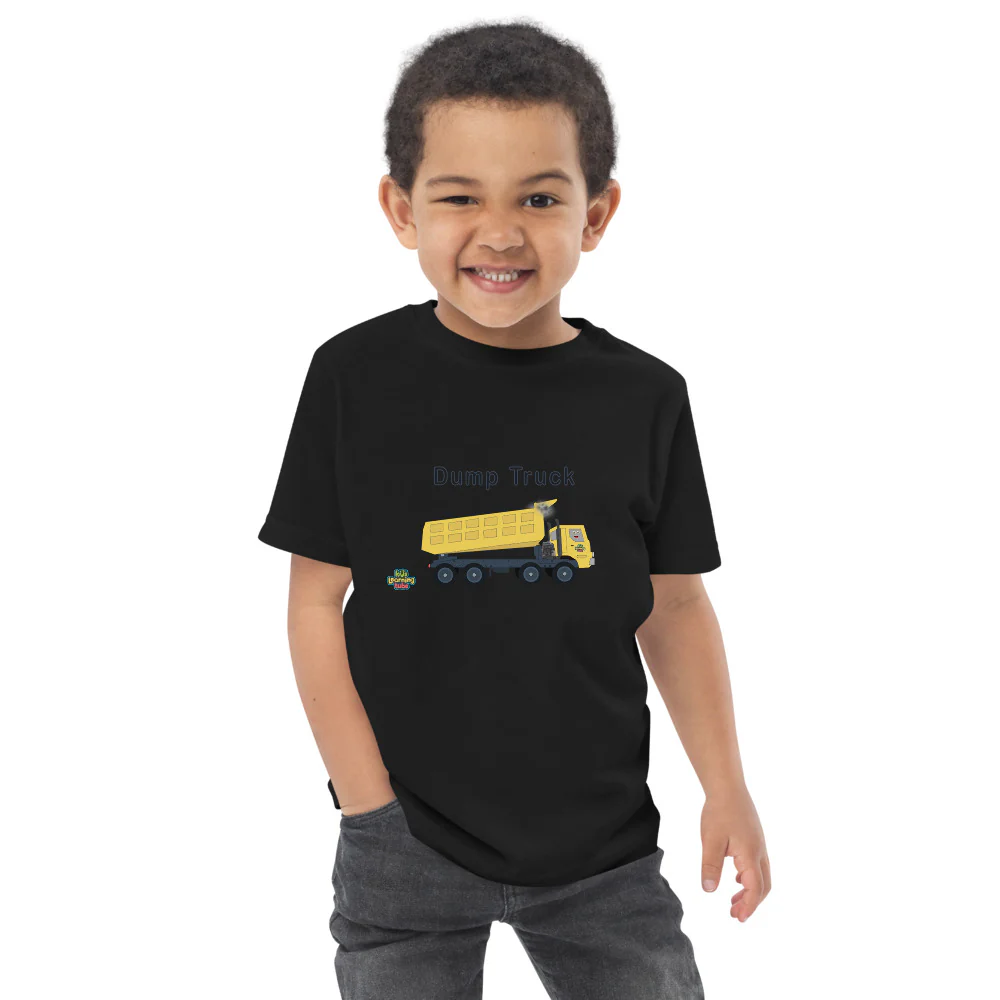 Dump Truck -Toddler jersey t-shirt - Image 4