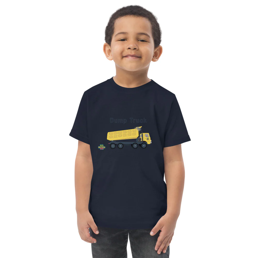 Dump Truck -Toddler jersey t-shirt - Image 5