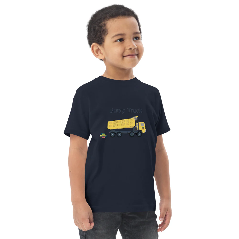 Dump Truck -Toddler jersey t-shirt - Image 6