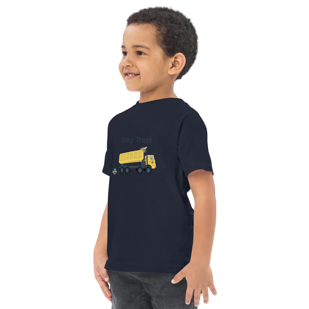 Dump Truck -Toddler jersey t-shirt - Image 7