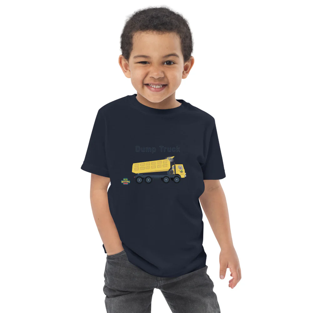 Dump Truck -Toddler jersey t-shirt - Image 8