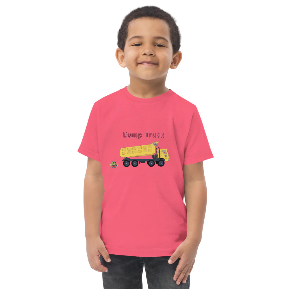 Dump Truck -Toddler jersey t-shirt - Image 9