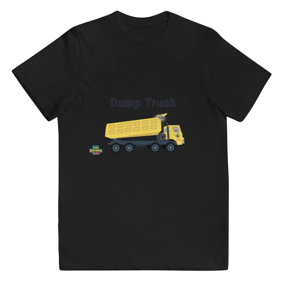 Dump Truck  - Youth jersey t-shirt - Image 2