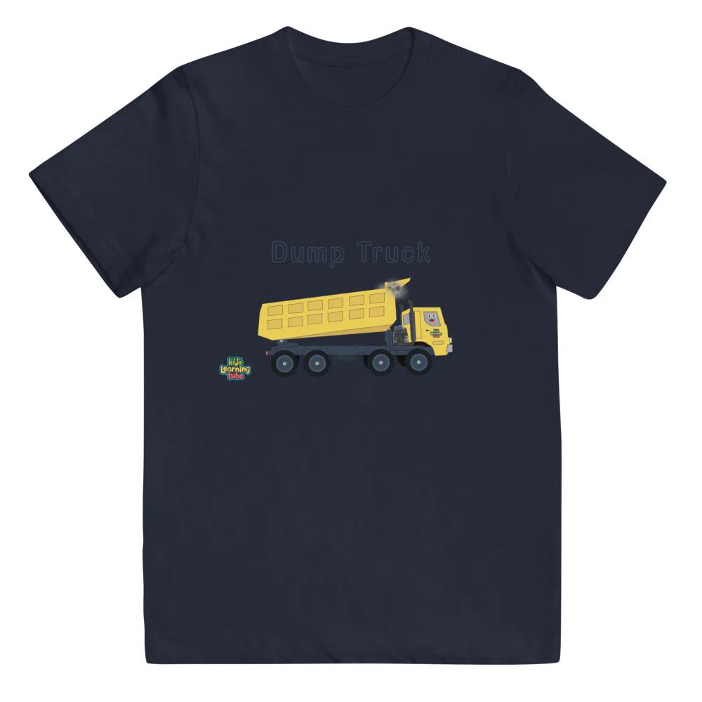 Dump Truck  - Youth jersey t-shirt - Image 3