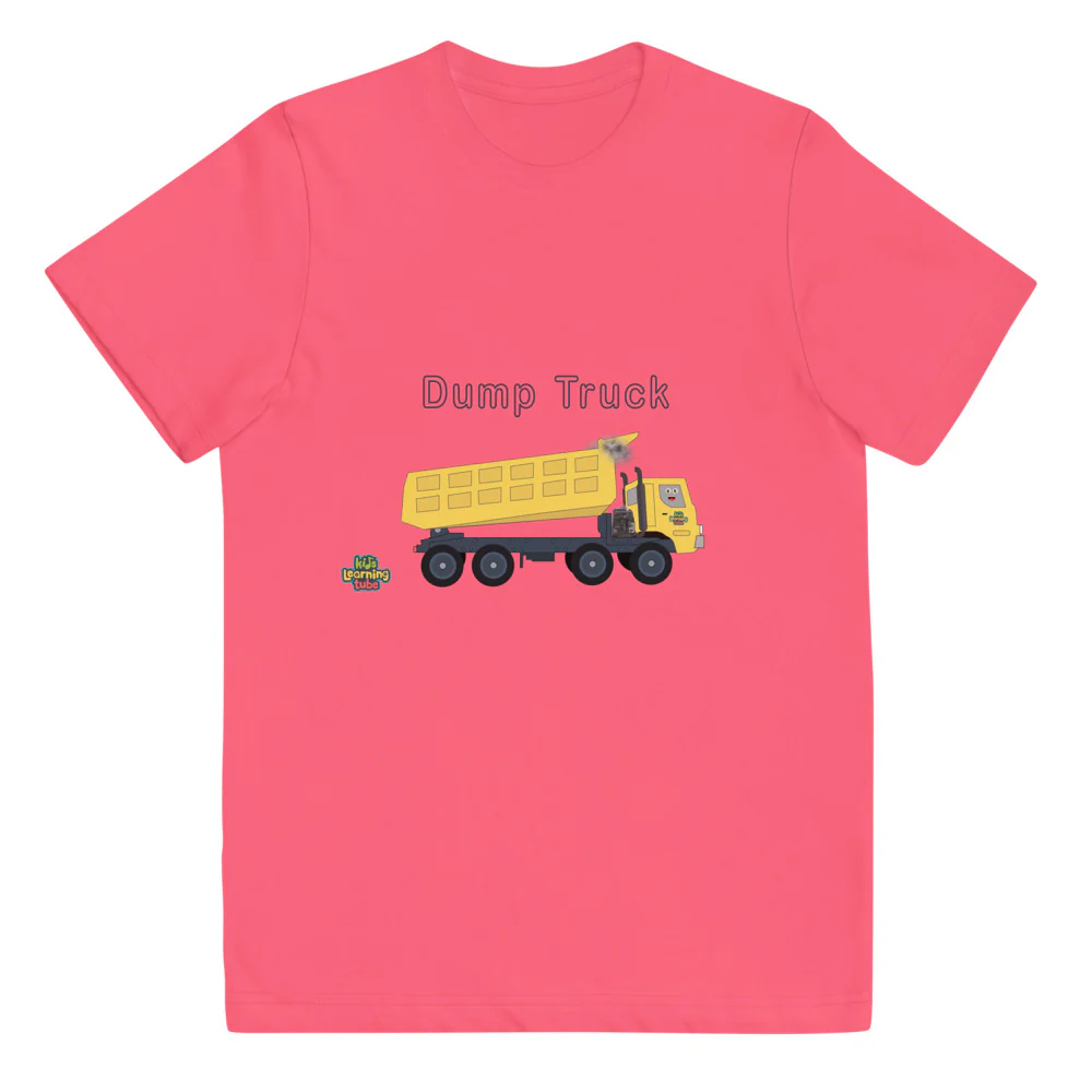 Dump Truck  - Youth jersey t-shirt - Image 4