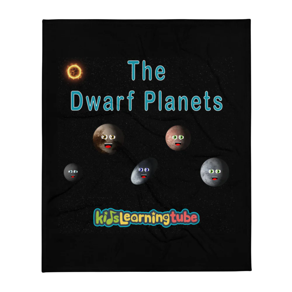 Dwarf Planet Throw Blanket