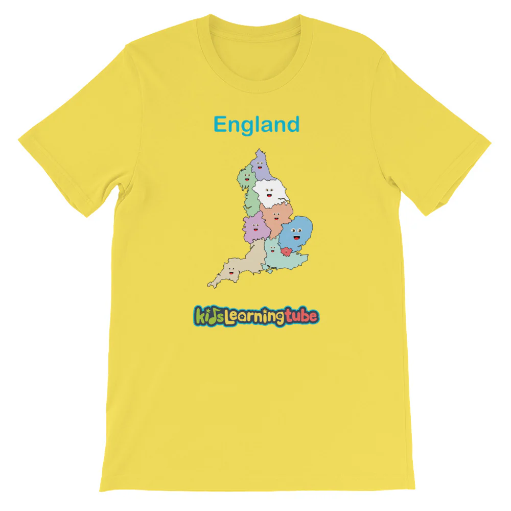 'England' Adult Unisex Short Sleeve T-Shirt - Image 12