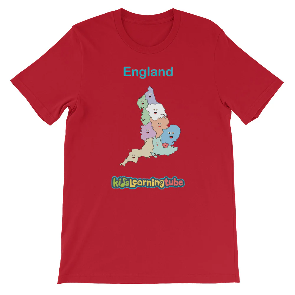 'England' Adult Unisex Short Sleeve T-Shirt - Image 13