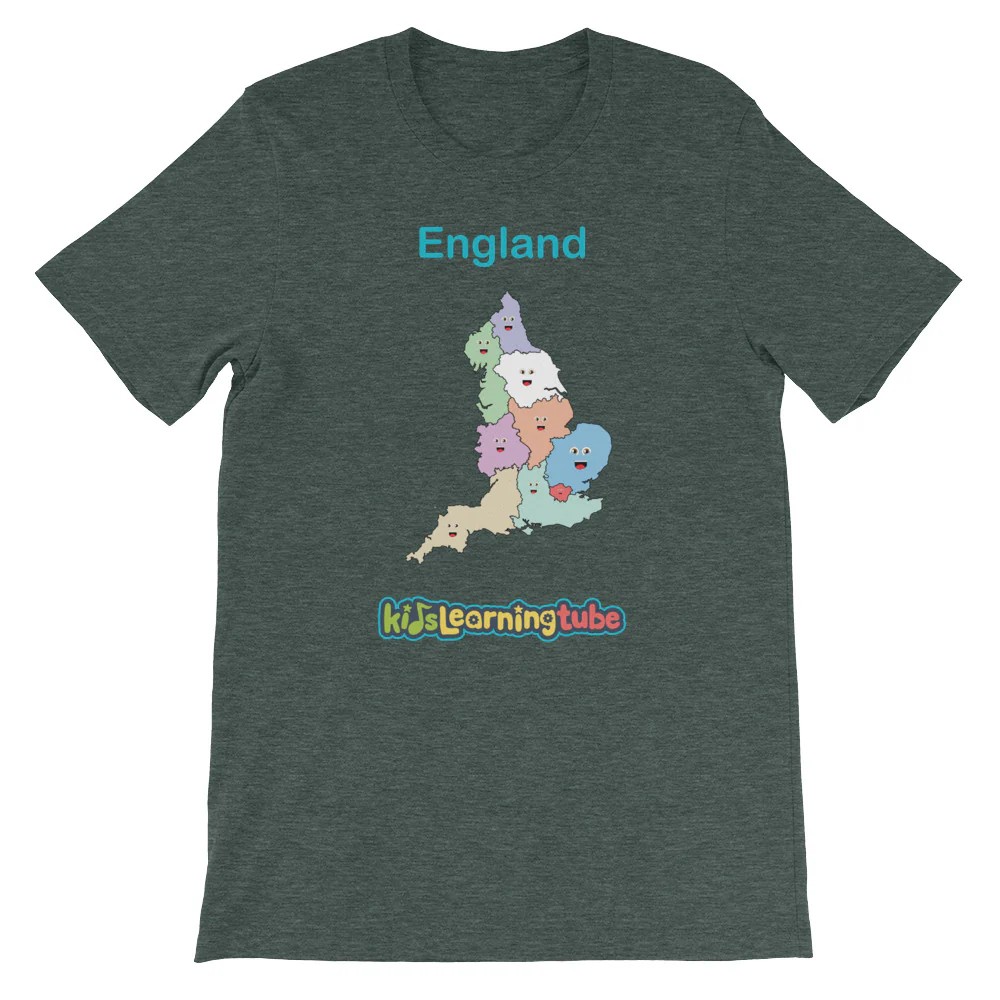 'England' Adult Unisex Short Sleeve T-Shirt - Image 4