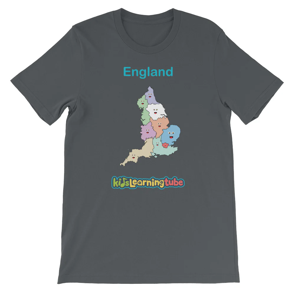 'England' Adult Unisex Short Sleeve T-Shirt - Image 5
