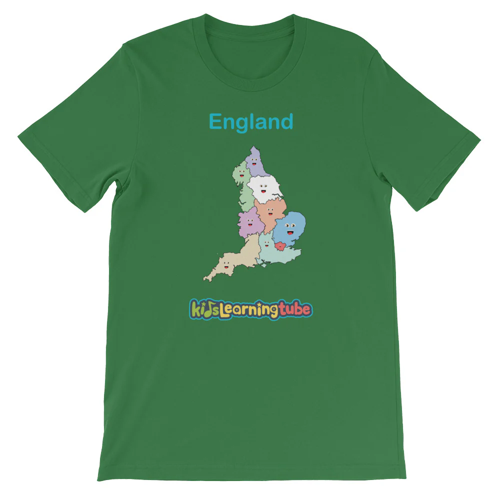 'England' Adult Unisex Short Sleeve T-Shirt - Image 7