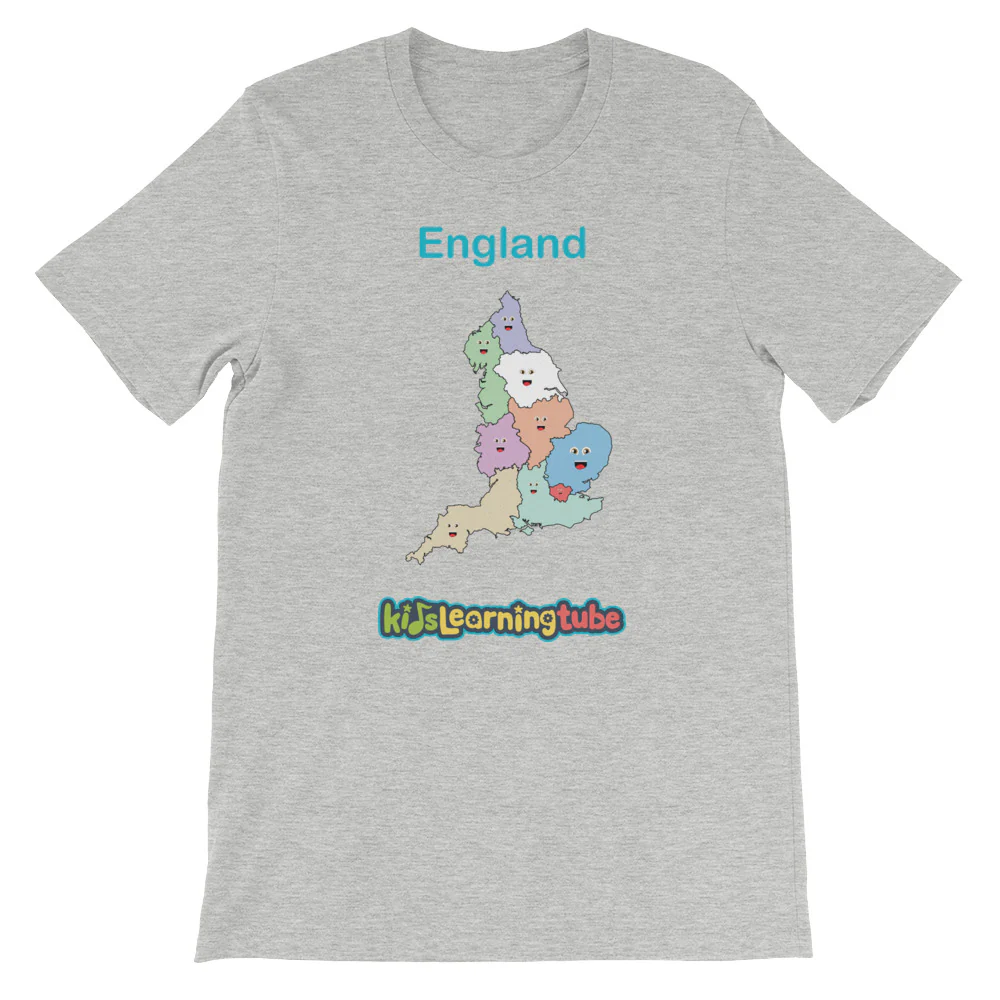 'England' Adult Unisex Short Sleeve T-Shirt - Image 8