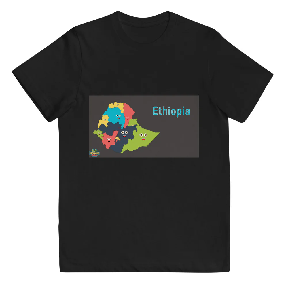 Ethiopia - Youth jersey t-shirt - Image 2