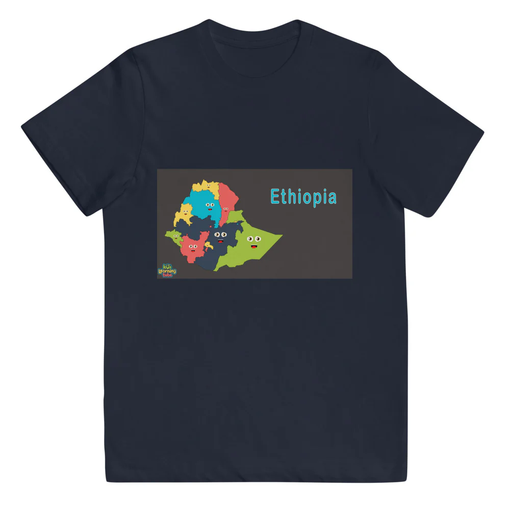 Ethiopia - Youth jersey t-shirt - Image 3