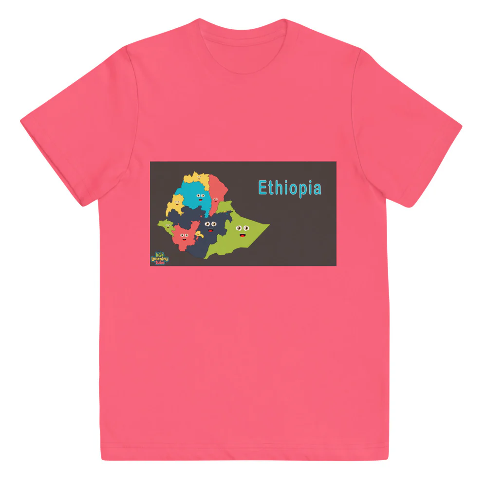 Ethiopia - Youth jersey t-shirt - Image 4