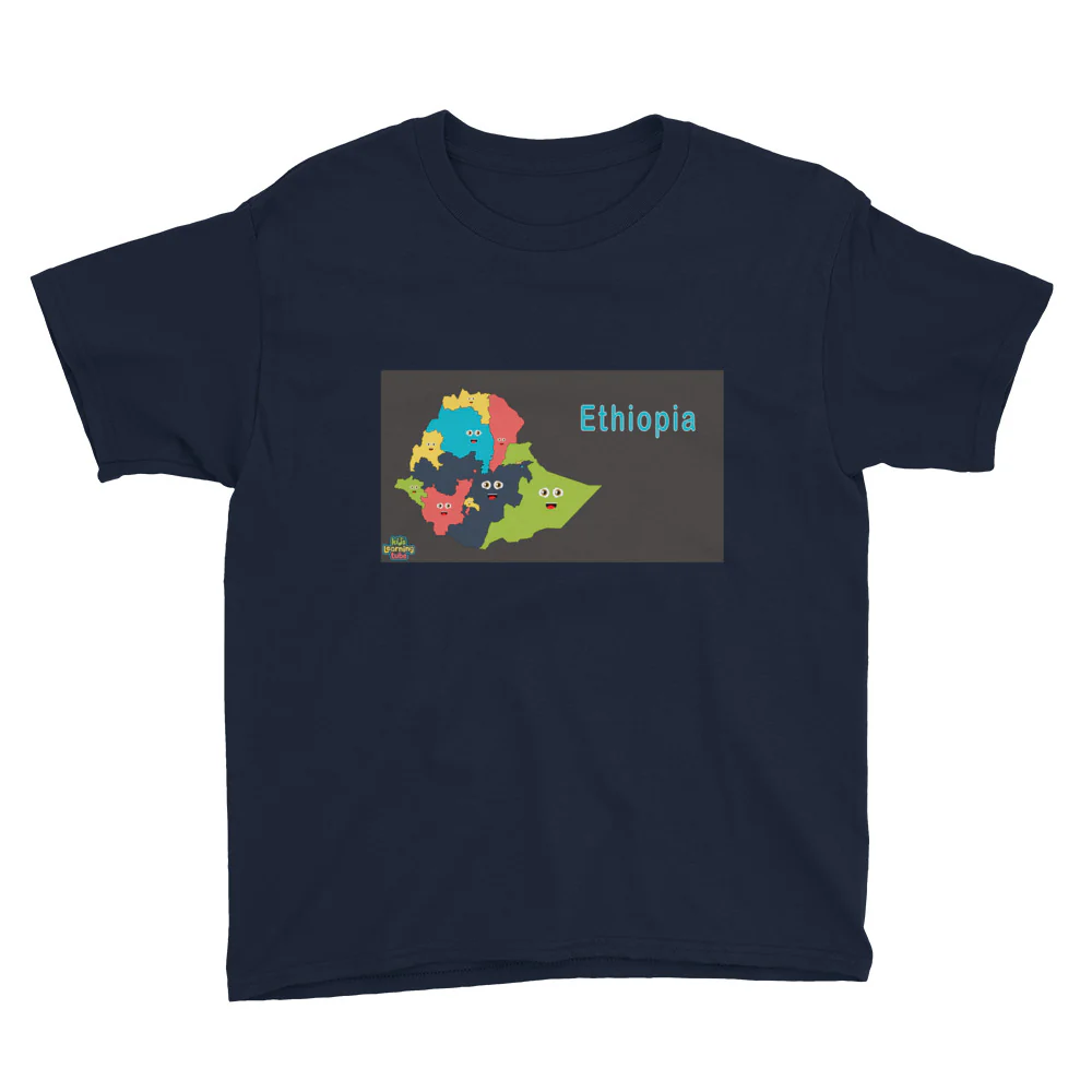 Ethiopia - Youth Short Sleeve T-Shirt - Image 3