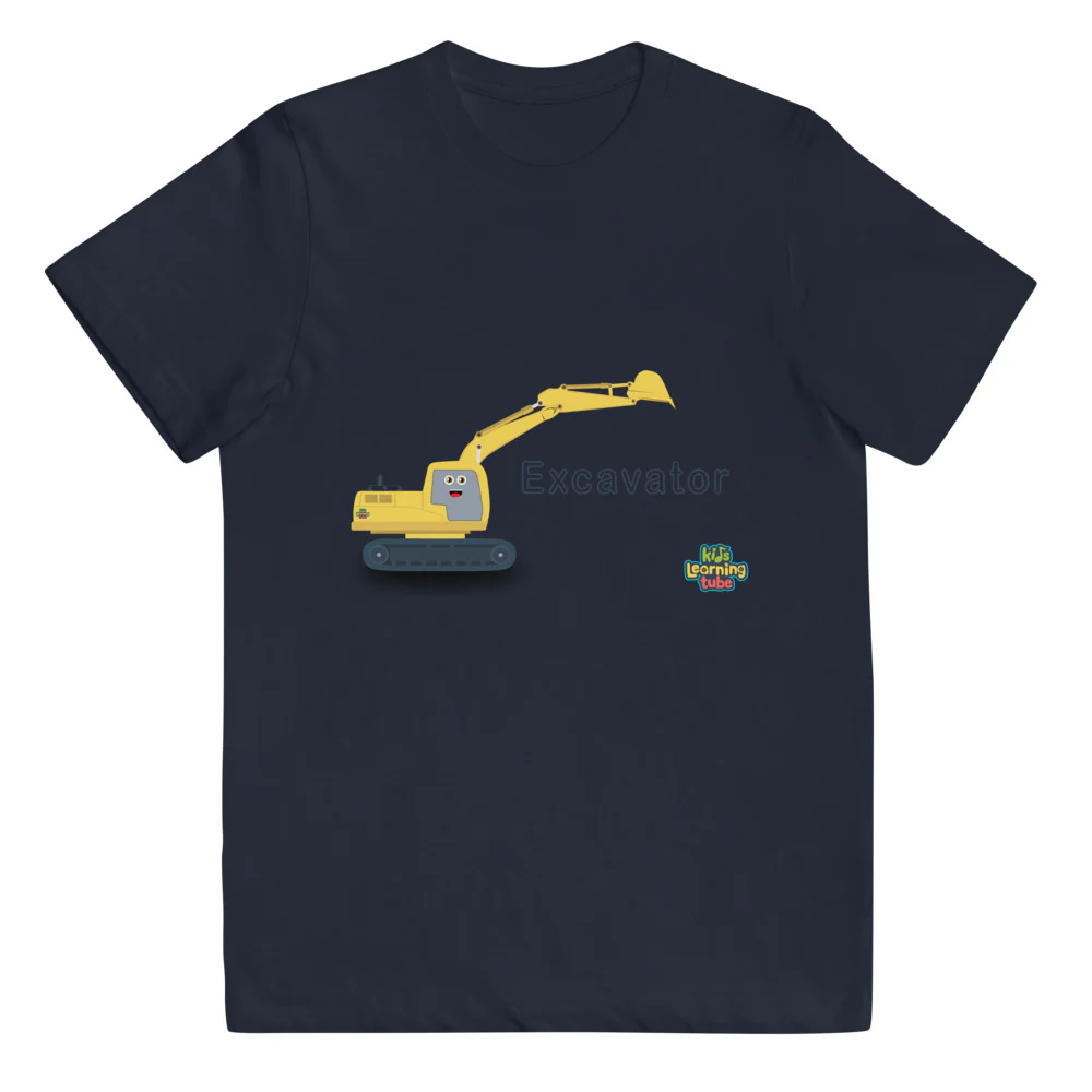 Excavator - Youth jersey t-shirt - Image 3