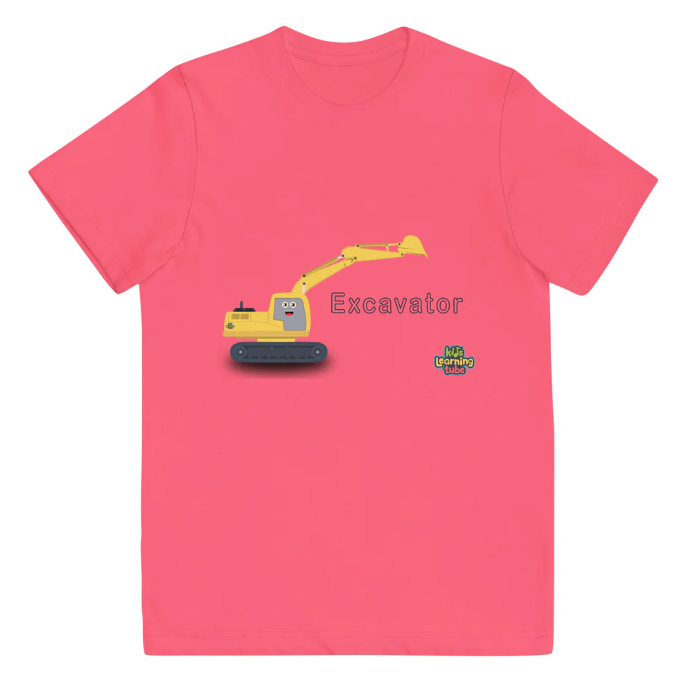 Excavator - Youth jersey t-shirt - Image 4