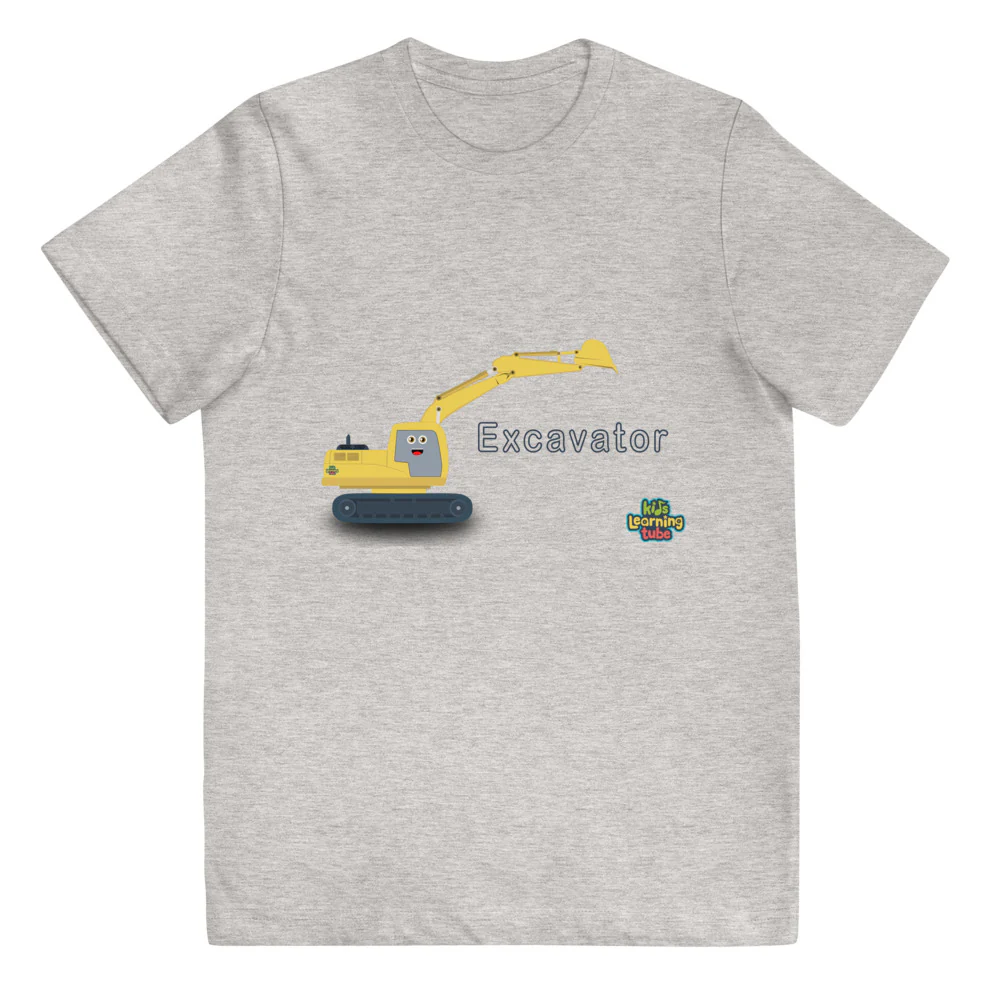 Excavator - Youth jersey t-shirt - Image 5