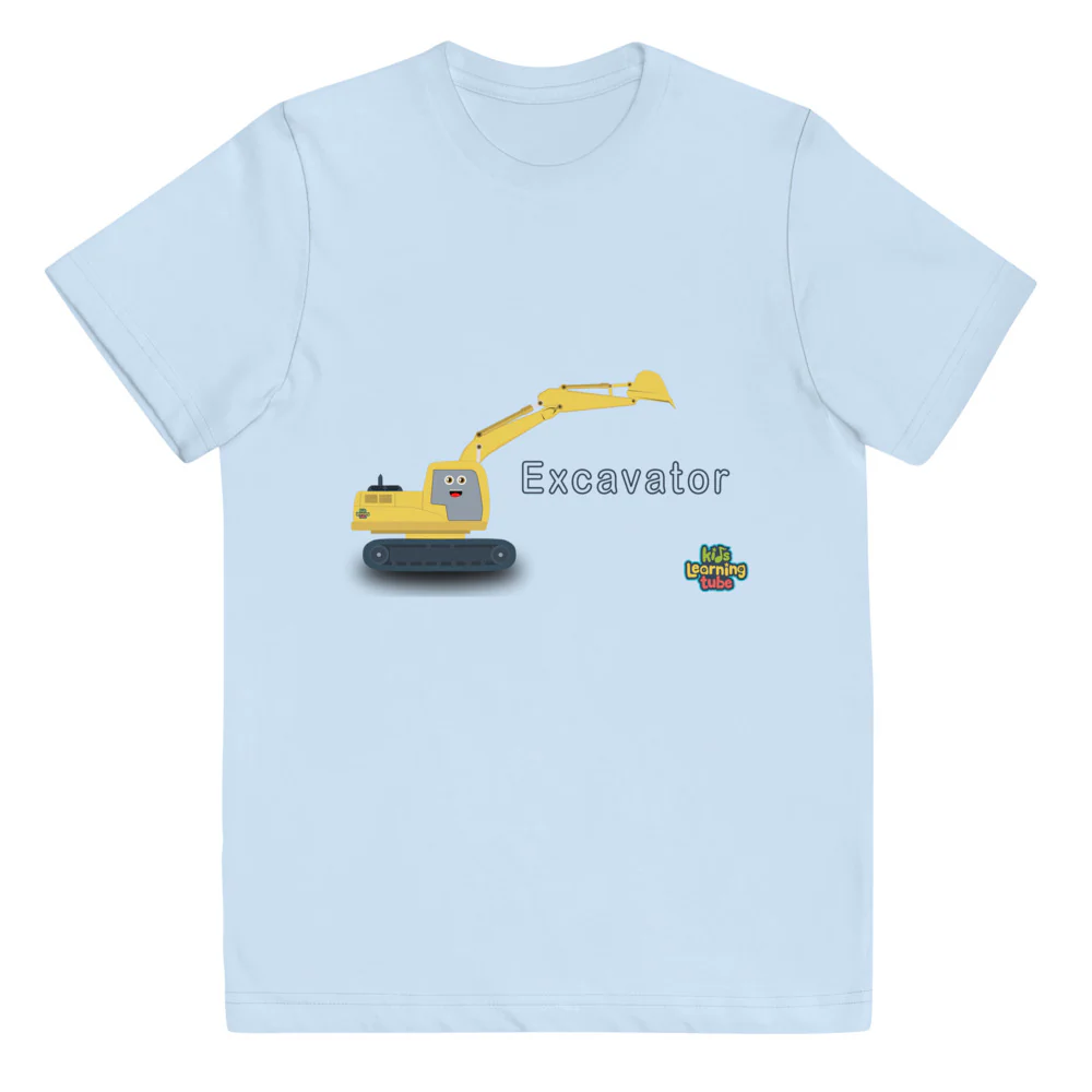 Excavator - Youth jersey t-shirt - Image 6