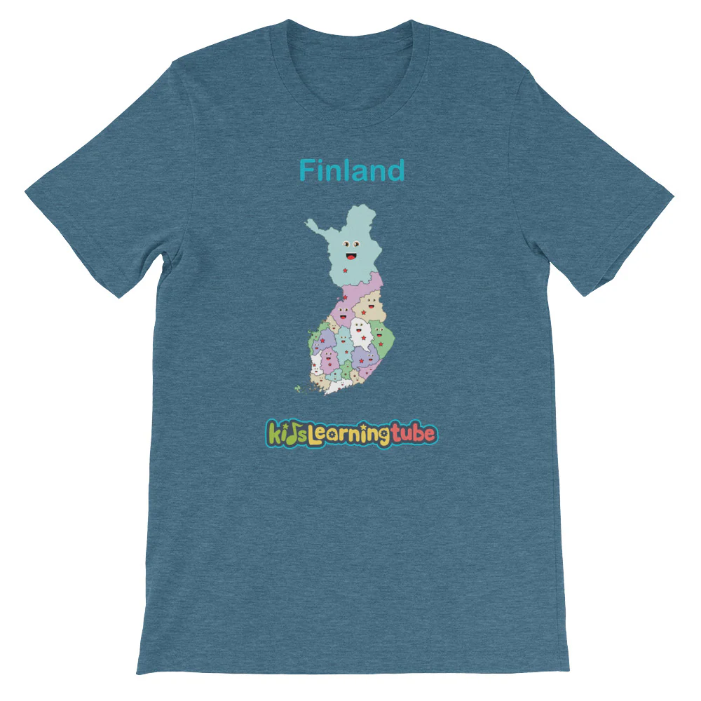 'Finland' Adult Unisex Short Sleeve T-Shirt - Image 3
