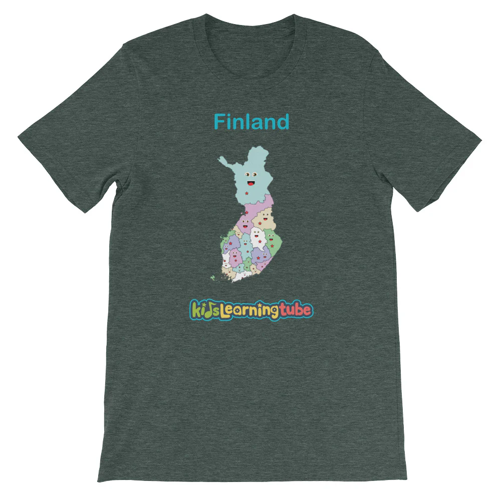 'Finland' Adult Unisex Short Sleeve T-Shirt - Image 4