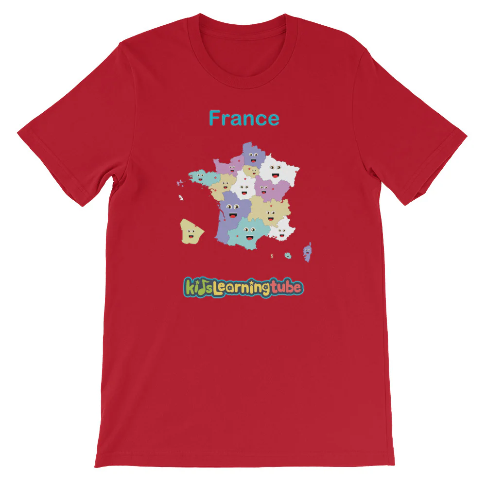 'France' Adult Unisex Short Sleeve T-Shirt - Image 13
