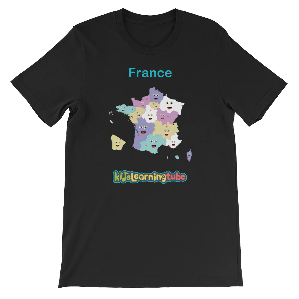 'France' Adult Unisex Short Sleeve T-Shirt - Image 2