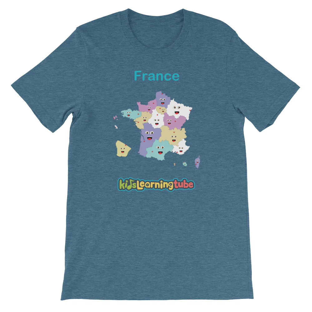 'France' Adult Unisex Short Sleeve T-Shirt - Image 3