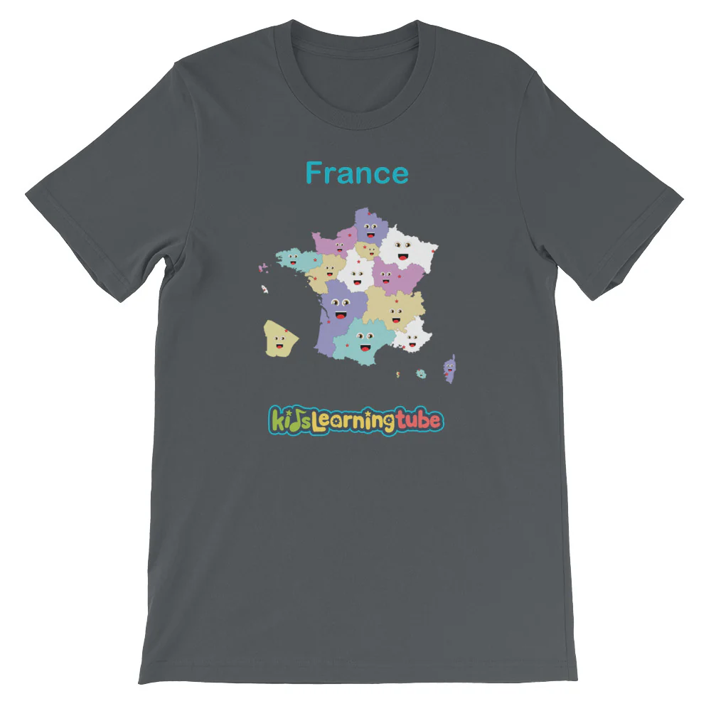 'France' Adult Unisex Short Sleeve T-Shirt - Image 5