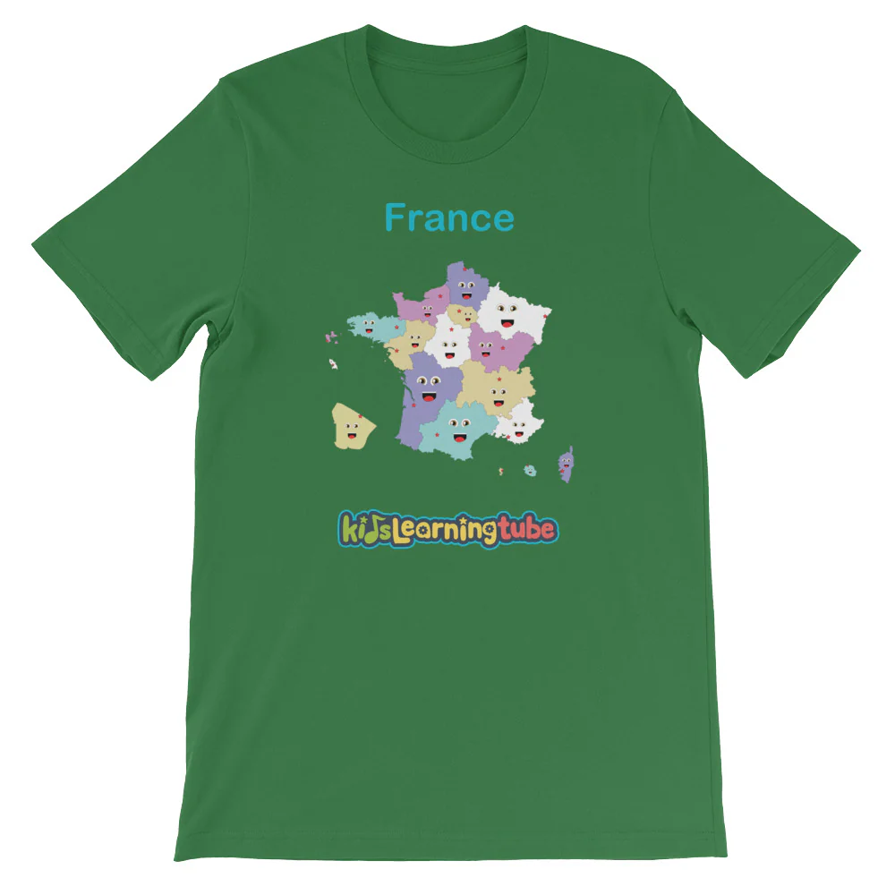 'France' Adult Unisex Short Sleeve T-Shirt - Image 7