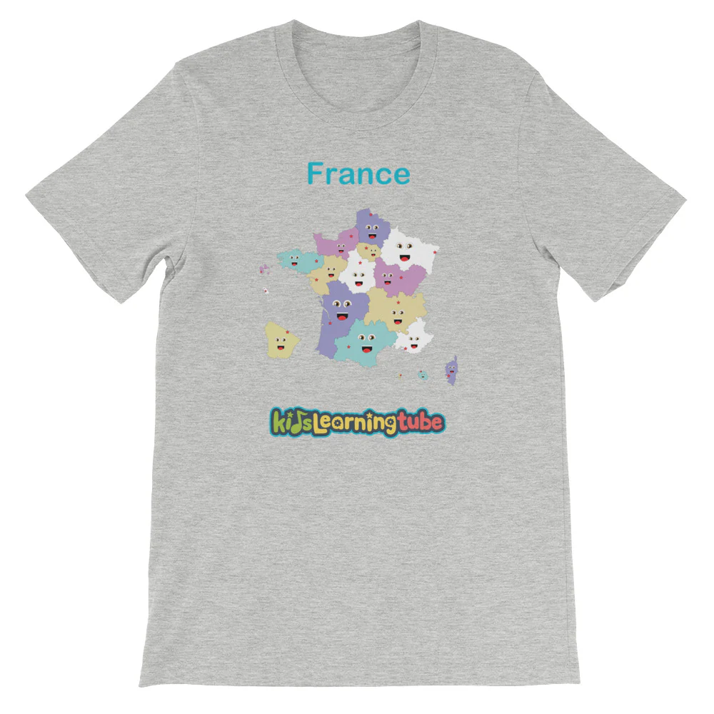 'France' Adult Unisex Short Sleeve T-Shirt - Image 8