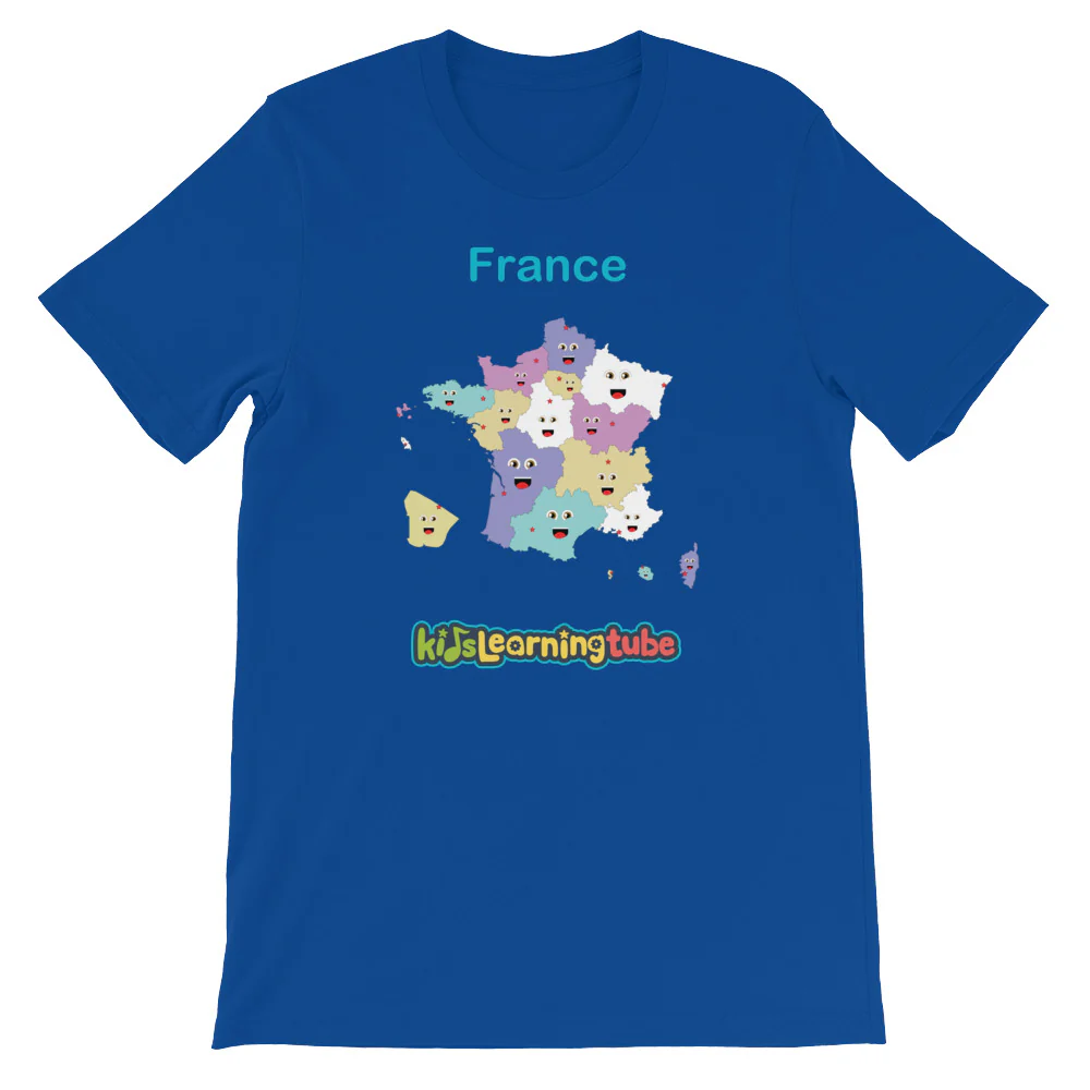 'France' Adult Unisex Short Sleeve T-Shirt - Image 9