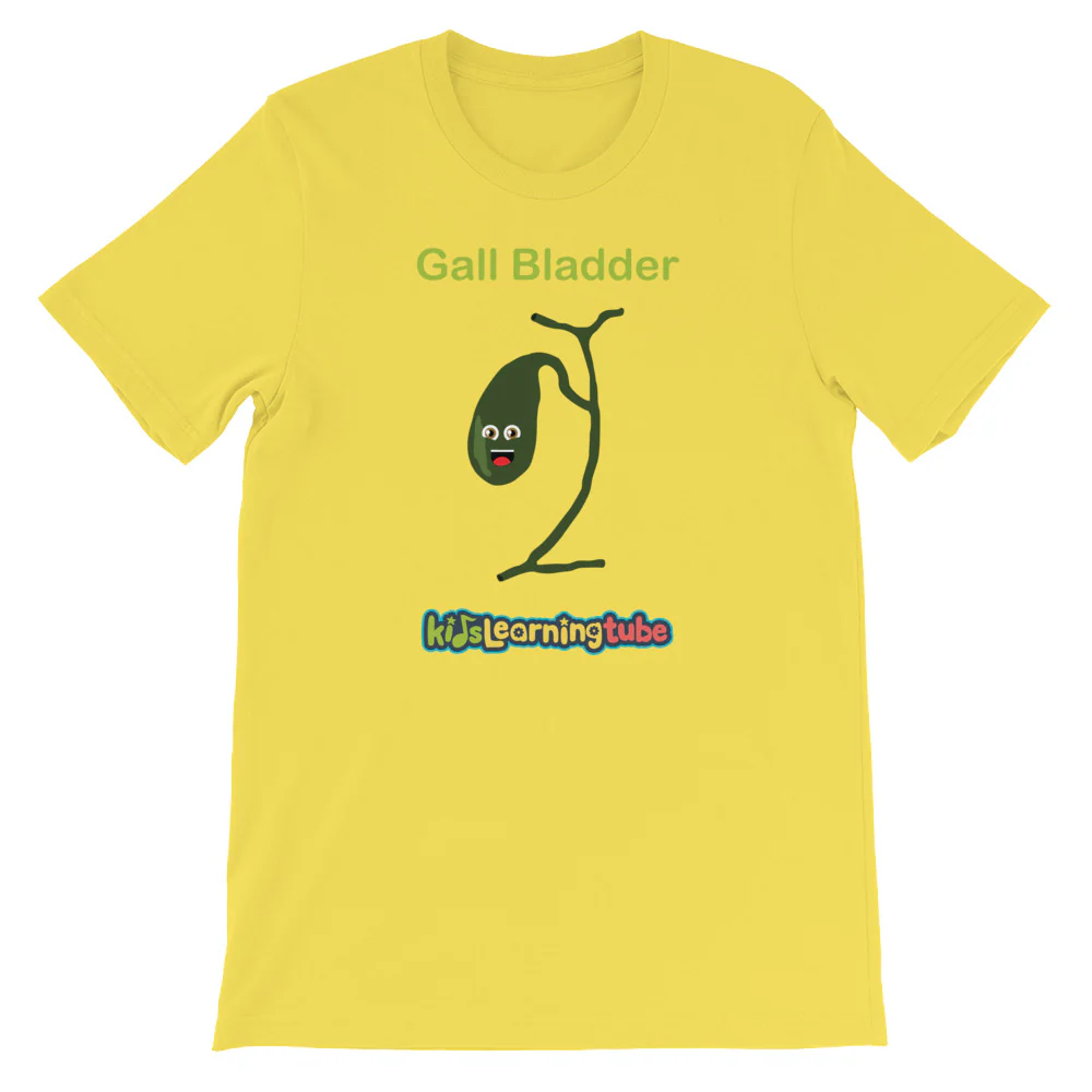 'Gall Bladder' Adult Unisex Short-Sleeve T-Shirt - Image 12