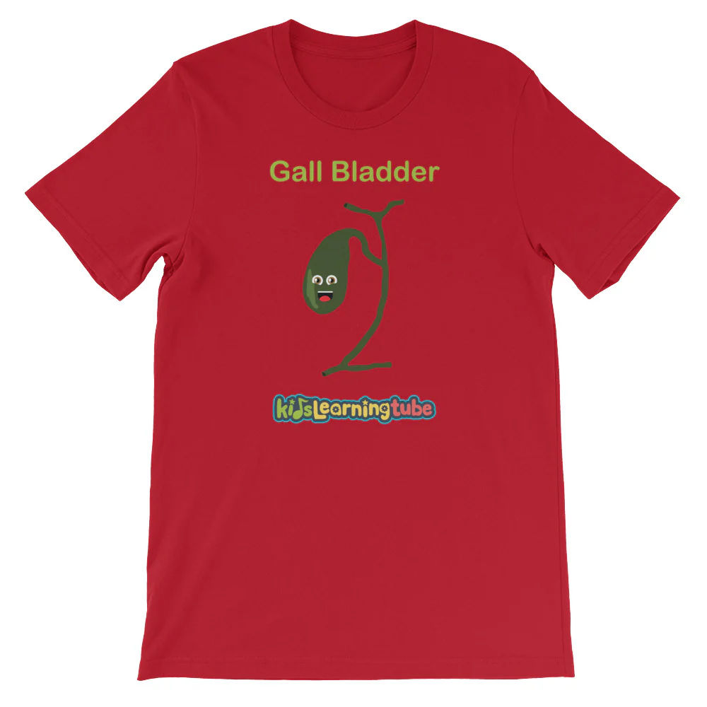 'Gall Bladder' Adult Unisex Short-Sleeve T-Shirt - Image 13