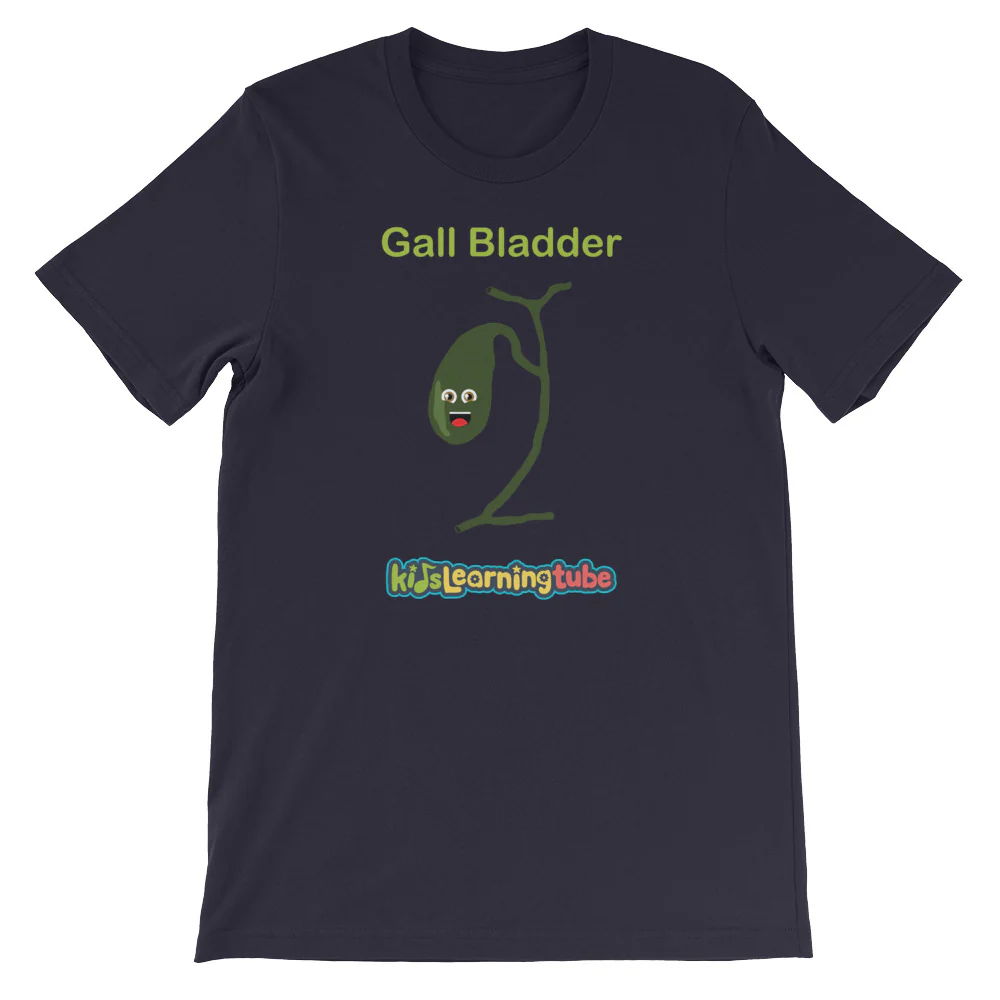 'Gall Bladder' Adult Unisex Short-Sleeve T-Shirt - Image 6