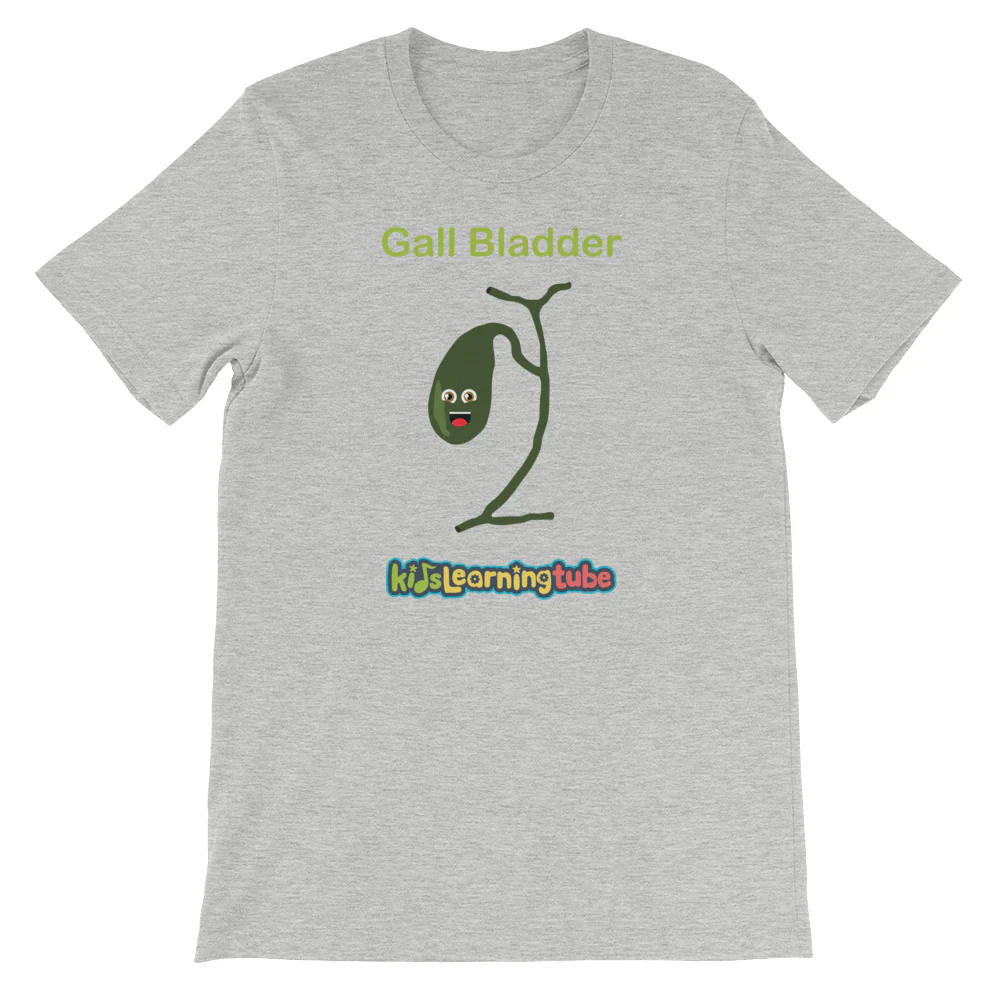 'Gall Bladder' Adult Unisex Short-Sleeve T-Shirt - Image 8