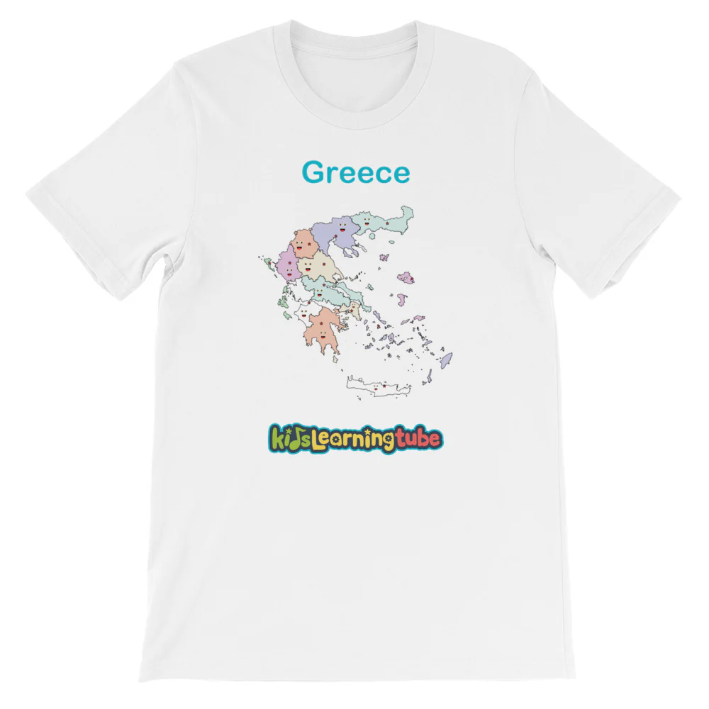 'Greece' Adult Unisex Short Sleeve T-Shirt