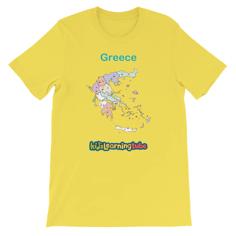 'Greece' Adult Unisex Short Sleeve T-Shirt - Image 12