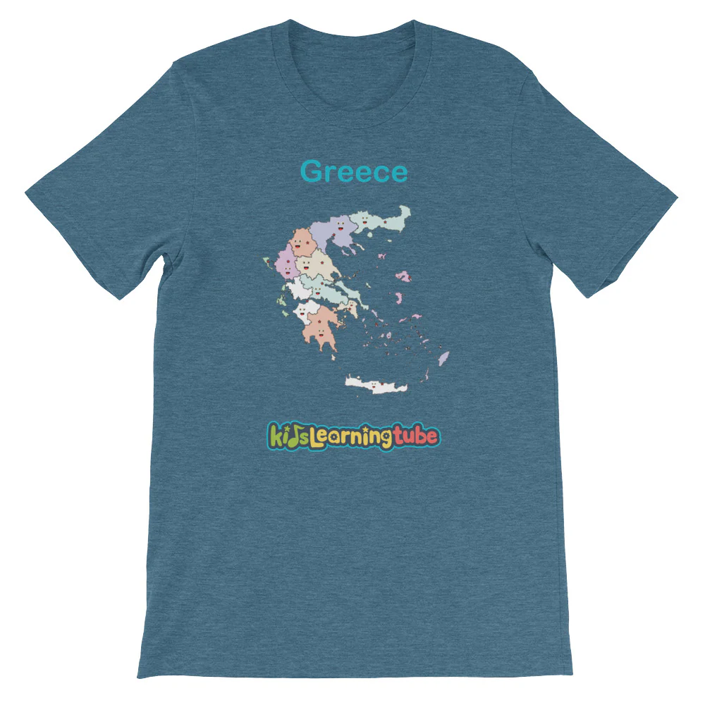 'Greece' Adult Unisex Short Sleeve T-Shirt - Image 3