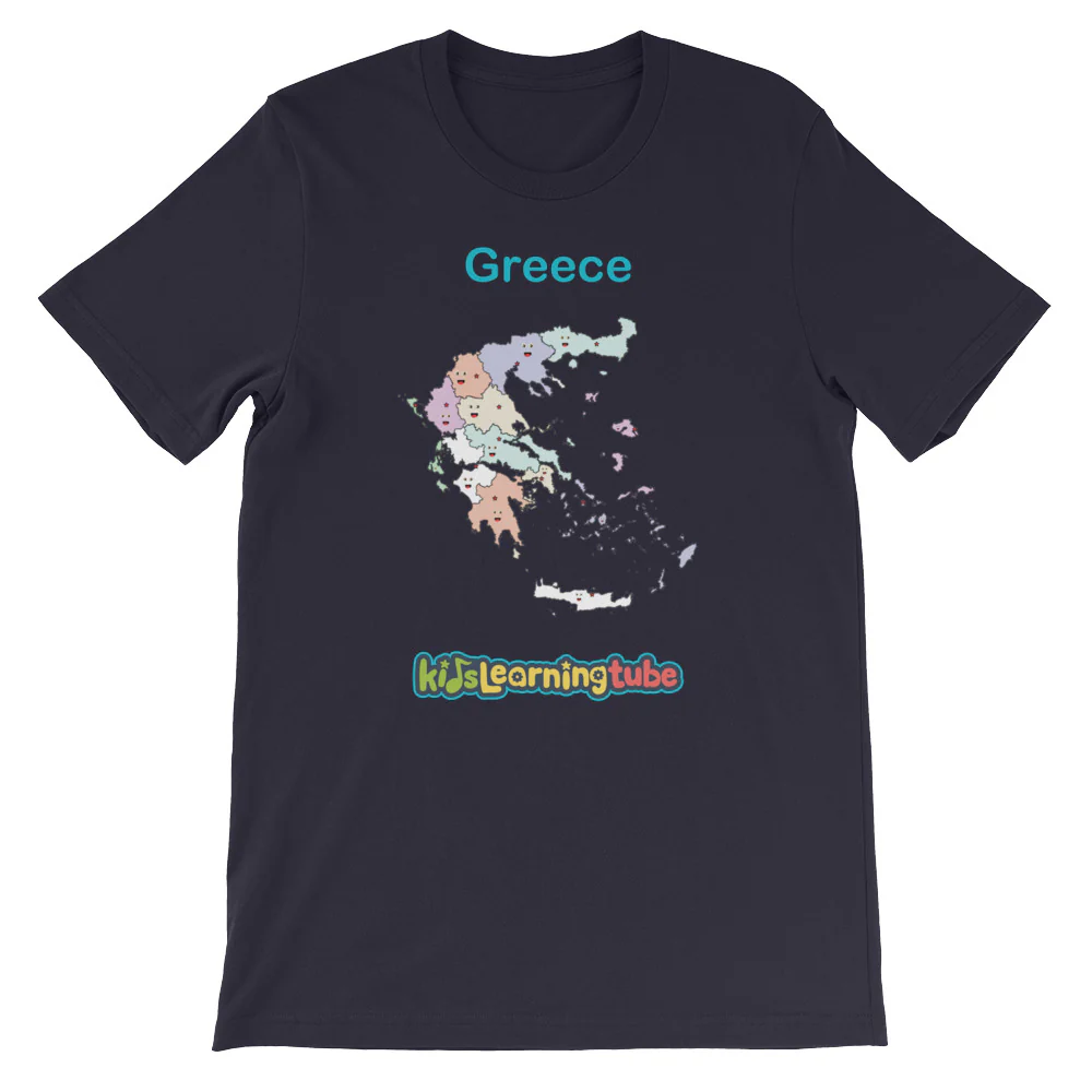 'Greece' Adult Unisex Short Sleeve T-Shirt - Image 6
