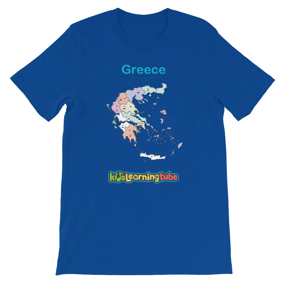 'Greece' Adult Unisex Short Sleeve T-Shirt - Image 9