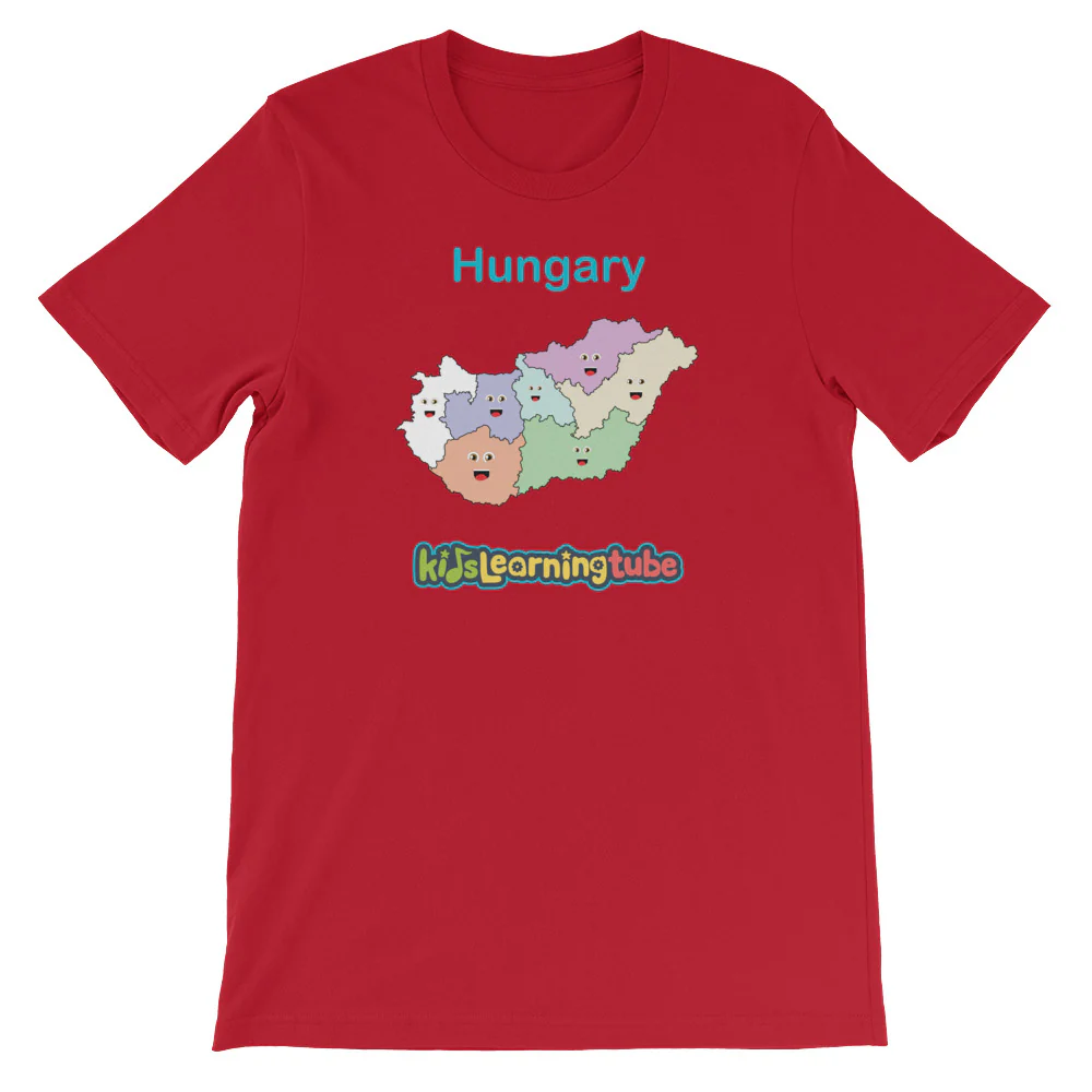 'Hungary' Adult Unisex short sleeve t-shirt - Image 13