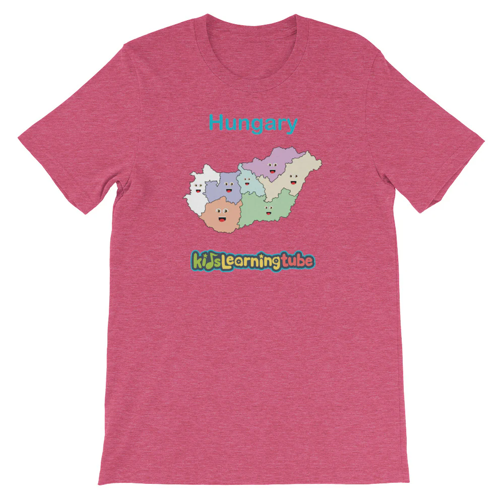 'Hungary' Adult Unisex short sleeve t-shirt - Image 14