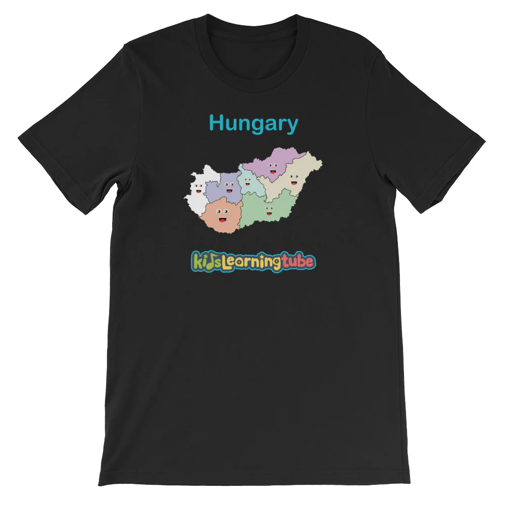 'Hungary' Adult Unisex short sleeve t-shirt - Image 2